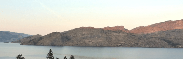 Okanagan Mountain Closeup from Greata Ranch